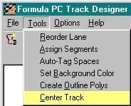 Center Track command
